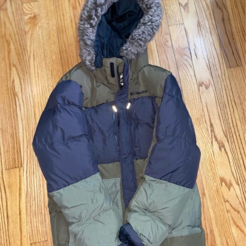 Columbia Olive Green and Charcoal Jacket
